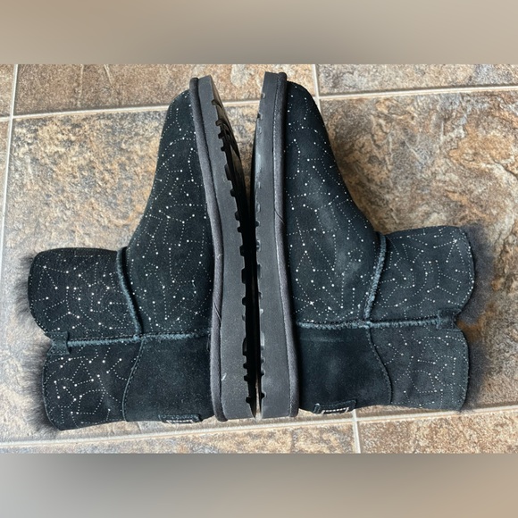NEW!!! UGG Mini Bailey Button Bling Constellation Boots- Black, Women’s Size 6 - Picture 7 of 11